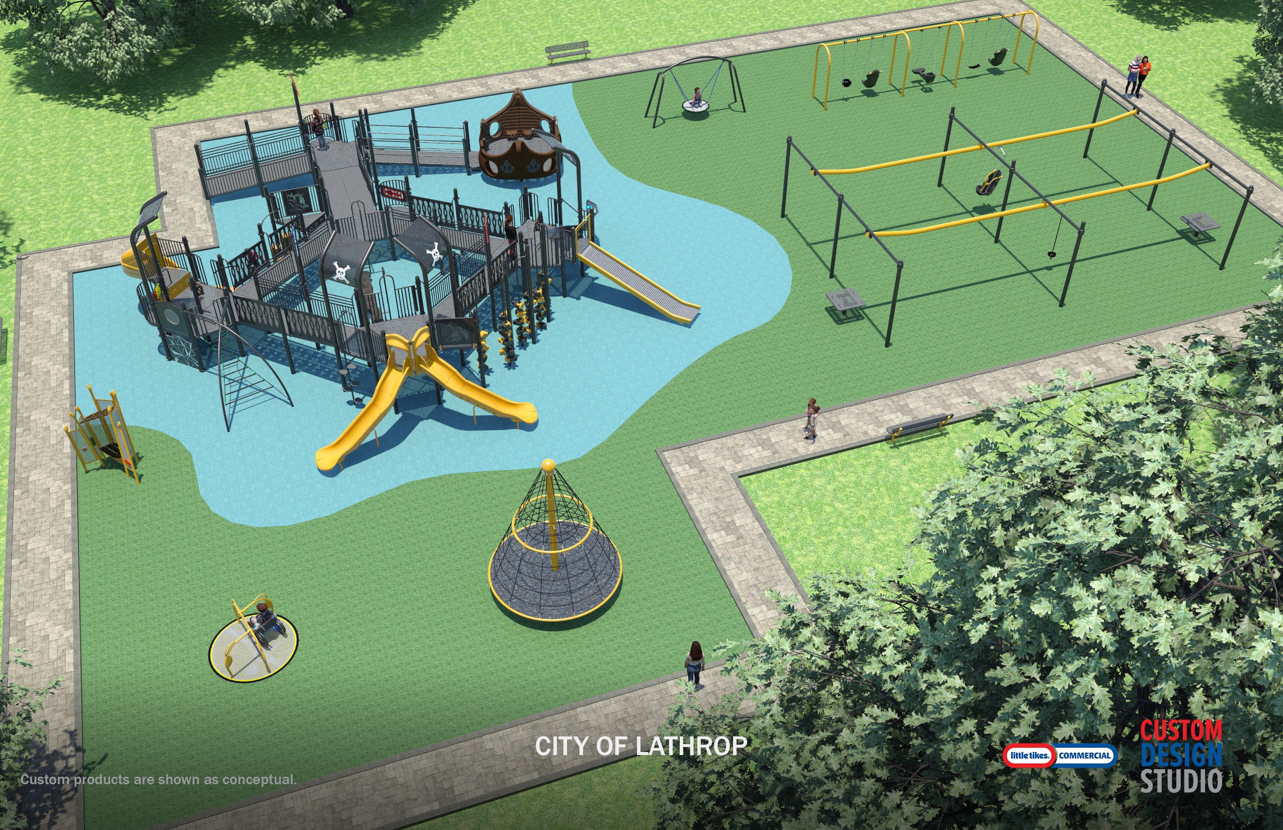 City of Lathrop Playground View