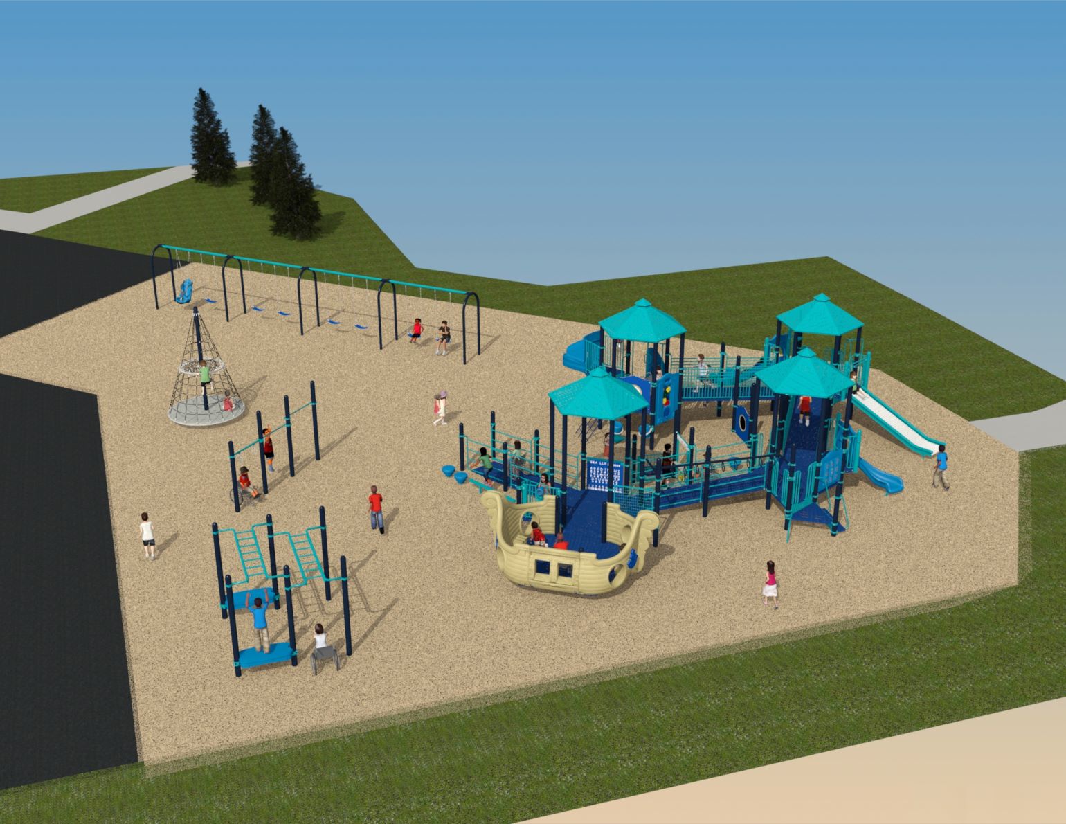 alexander elementary playground